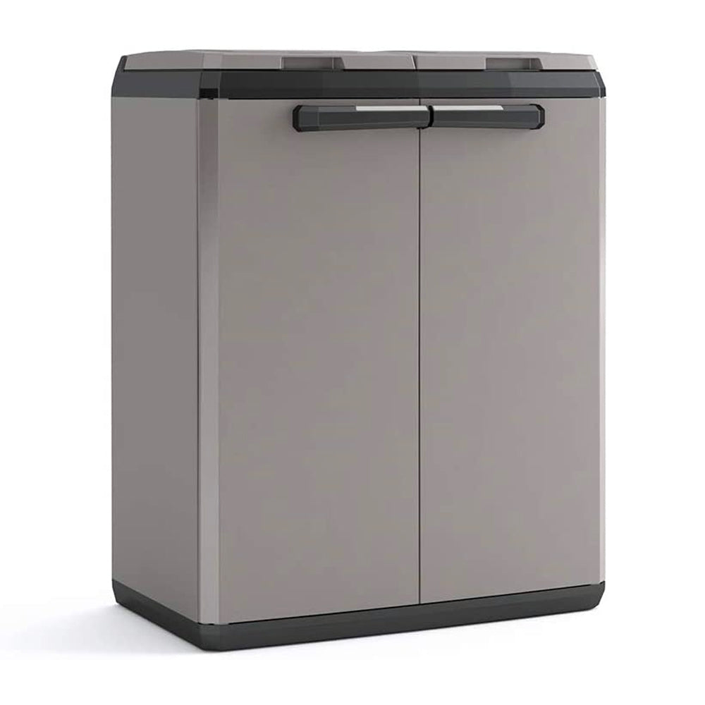 Armadio in resina mobile pattumiera raccolta differenziata keter 68x39x85