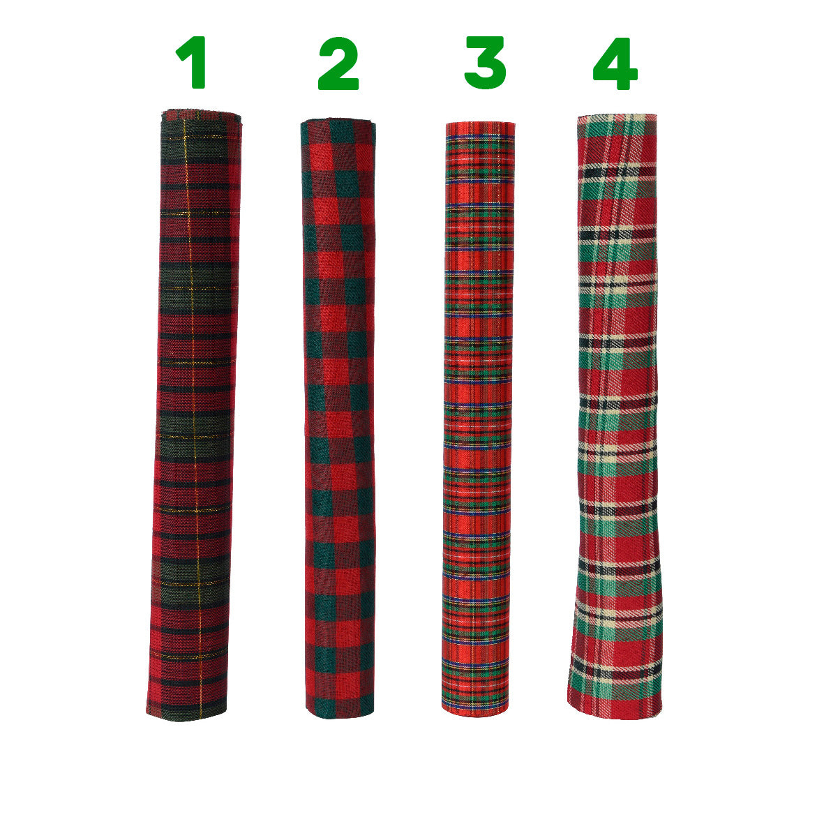 Nastro adesivo rosso/verde natalizio