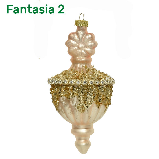 Addobbo albero di vetro Keamingk 3