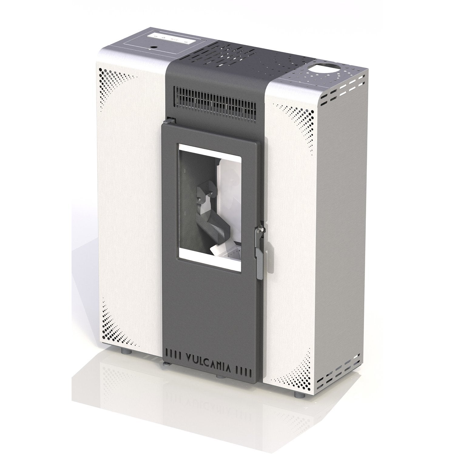 STUFA A PELLET MINISLIM 6,5 KW BIANCO