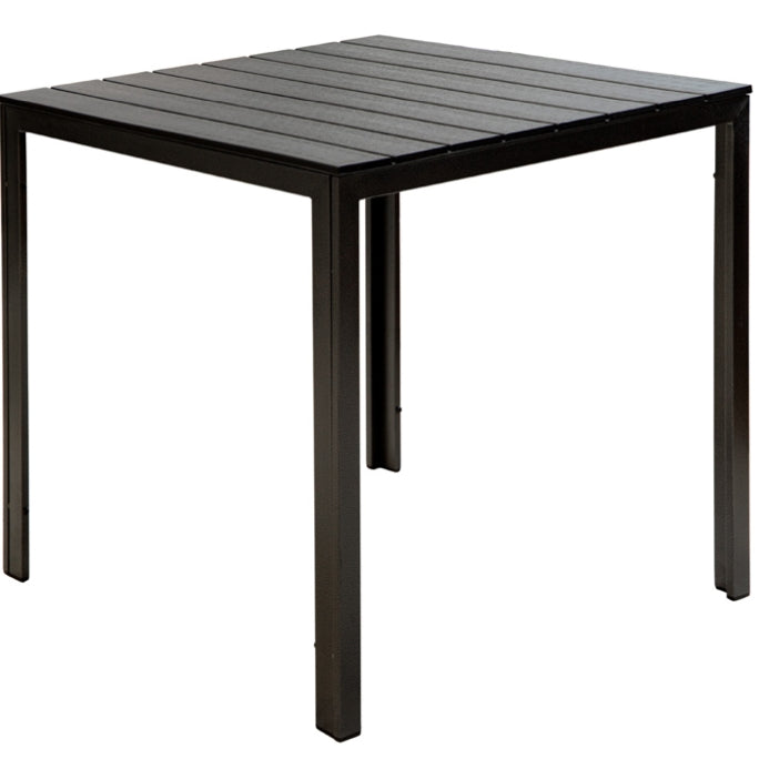 Tavolo con doghe effetto legno