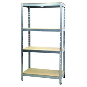 Scaffale in kit Joker 4 ripiani in legno e metallo