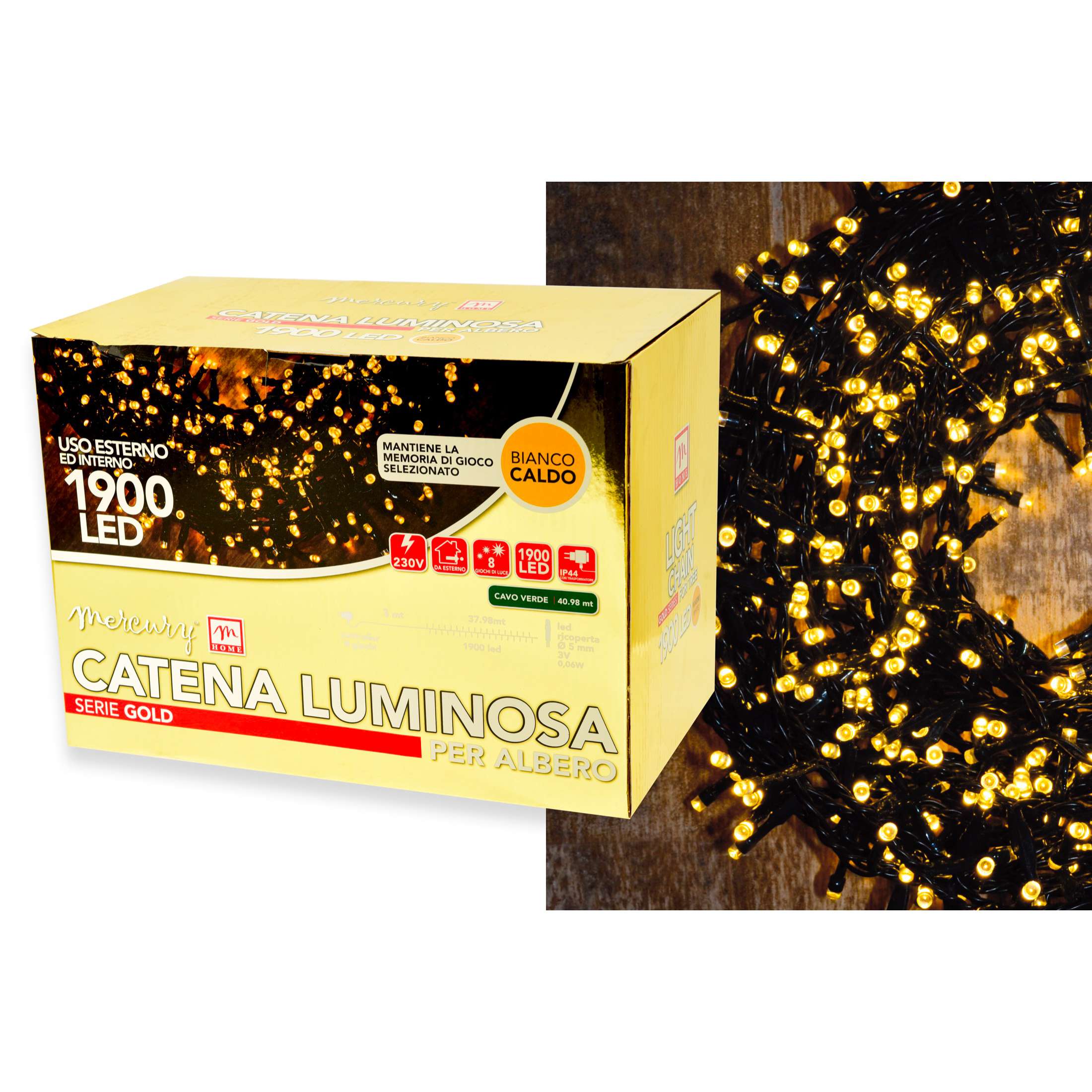 1900 minilucciole da esterno Mercury