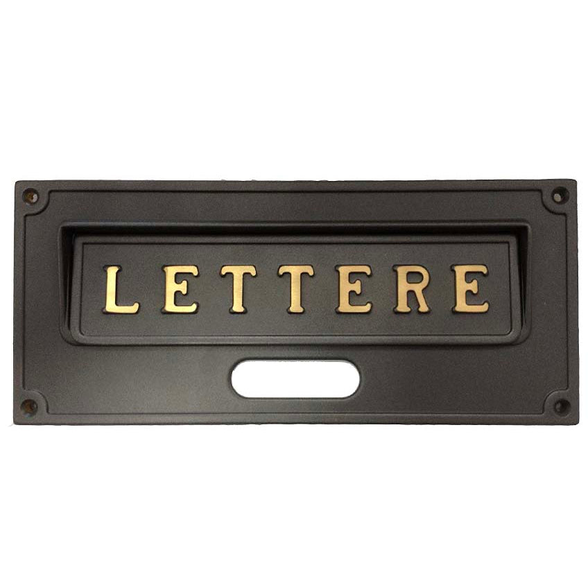 Placca bucalettere Roma ghisa