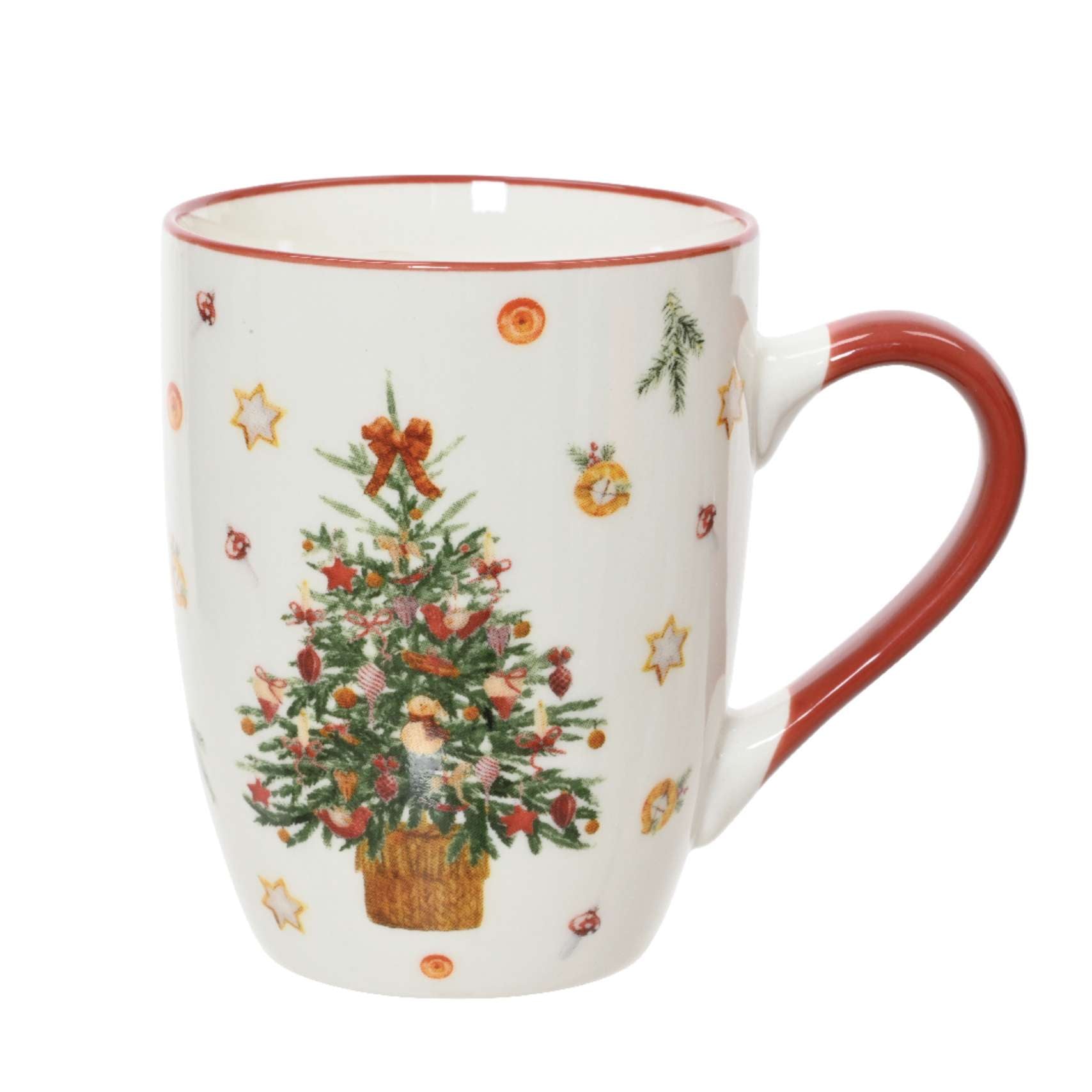 Tazza porcellana albero natalizio