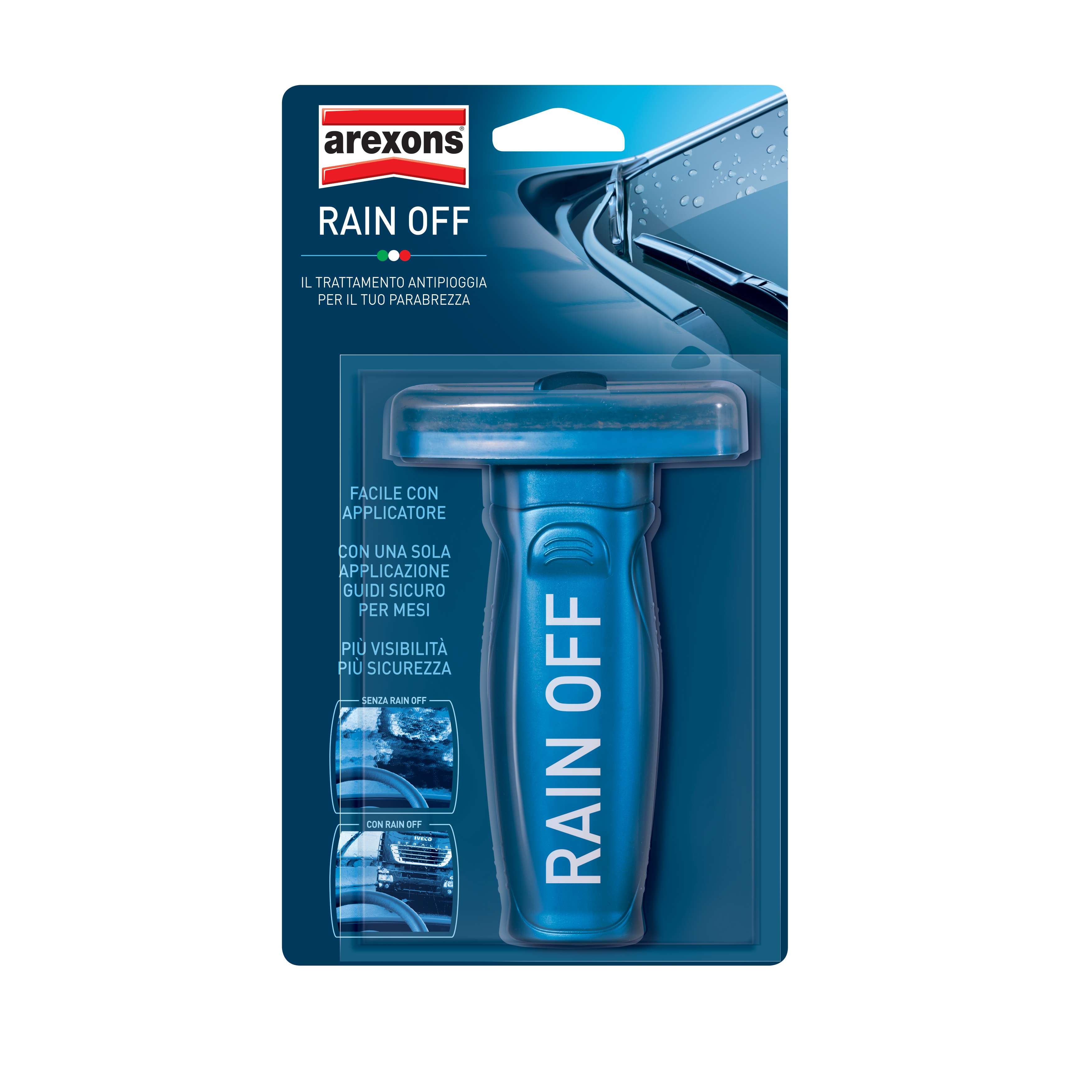 Trattamento antipioggia Parabrezza Rain off