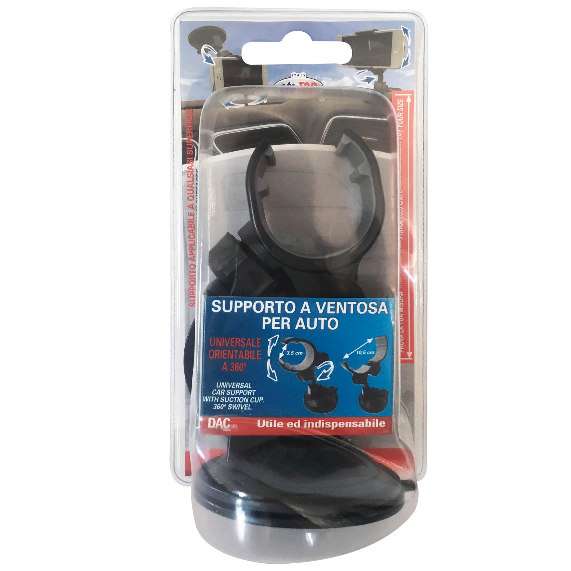 Supporto per smartphone a pinza