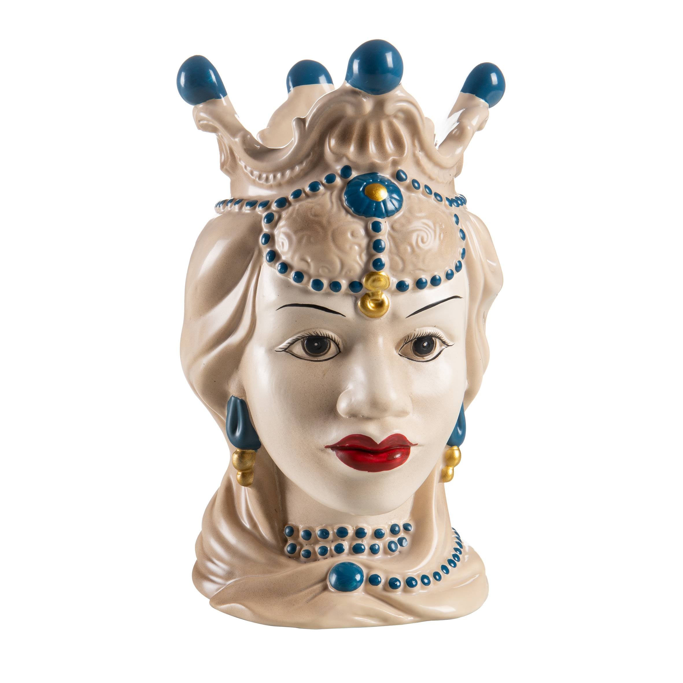 Vaso testa di moro Regina