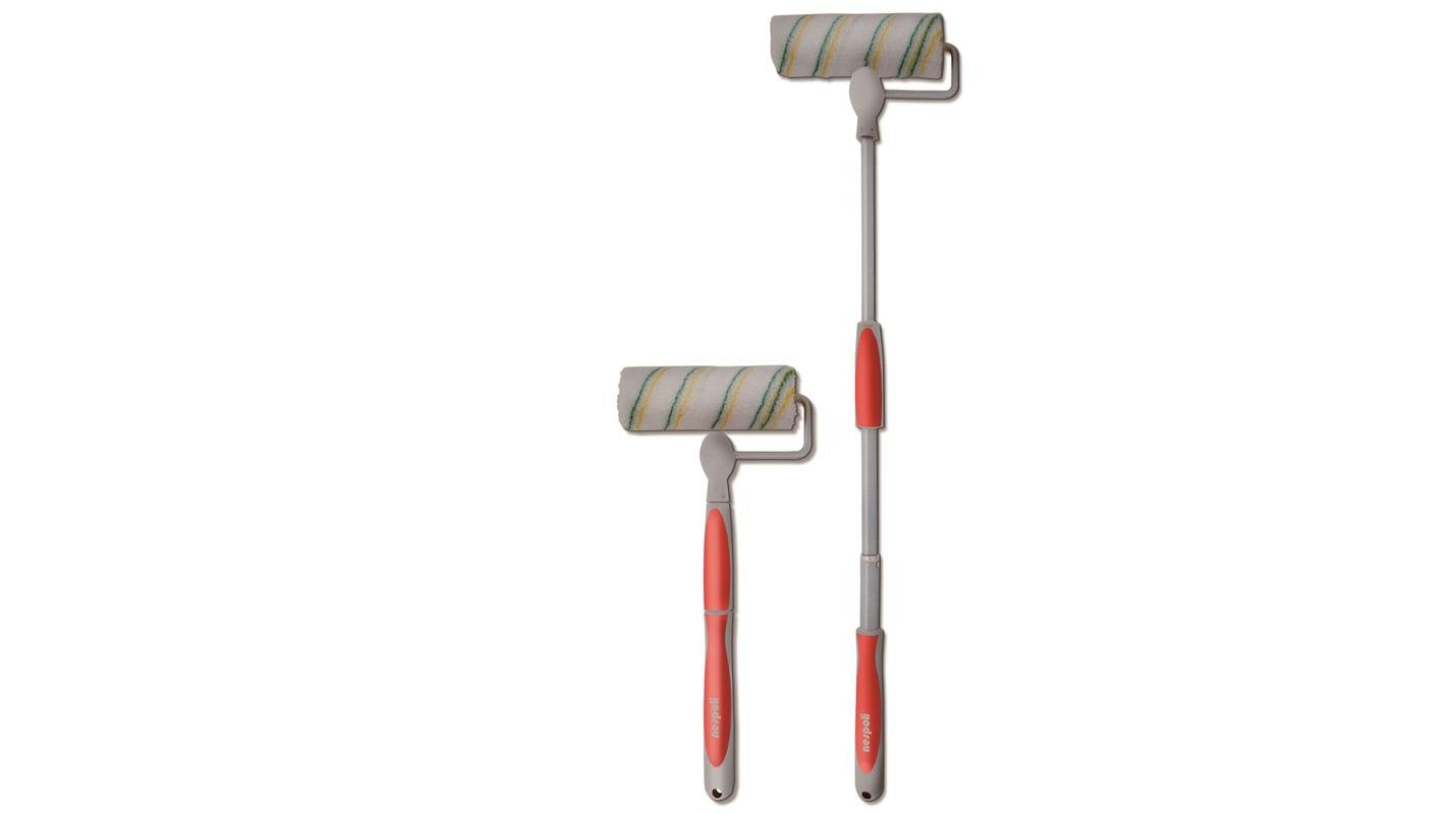 Manico telescopico alluminio + rullo