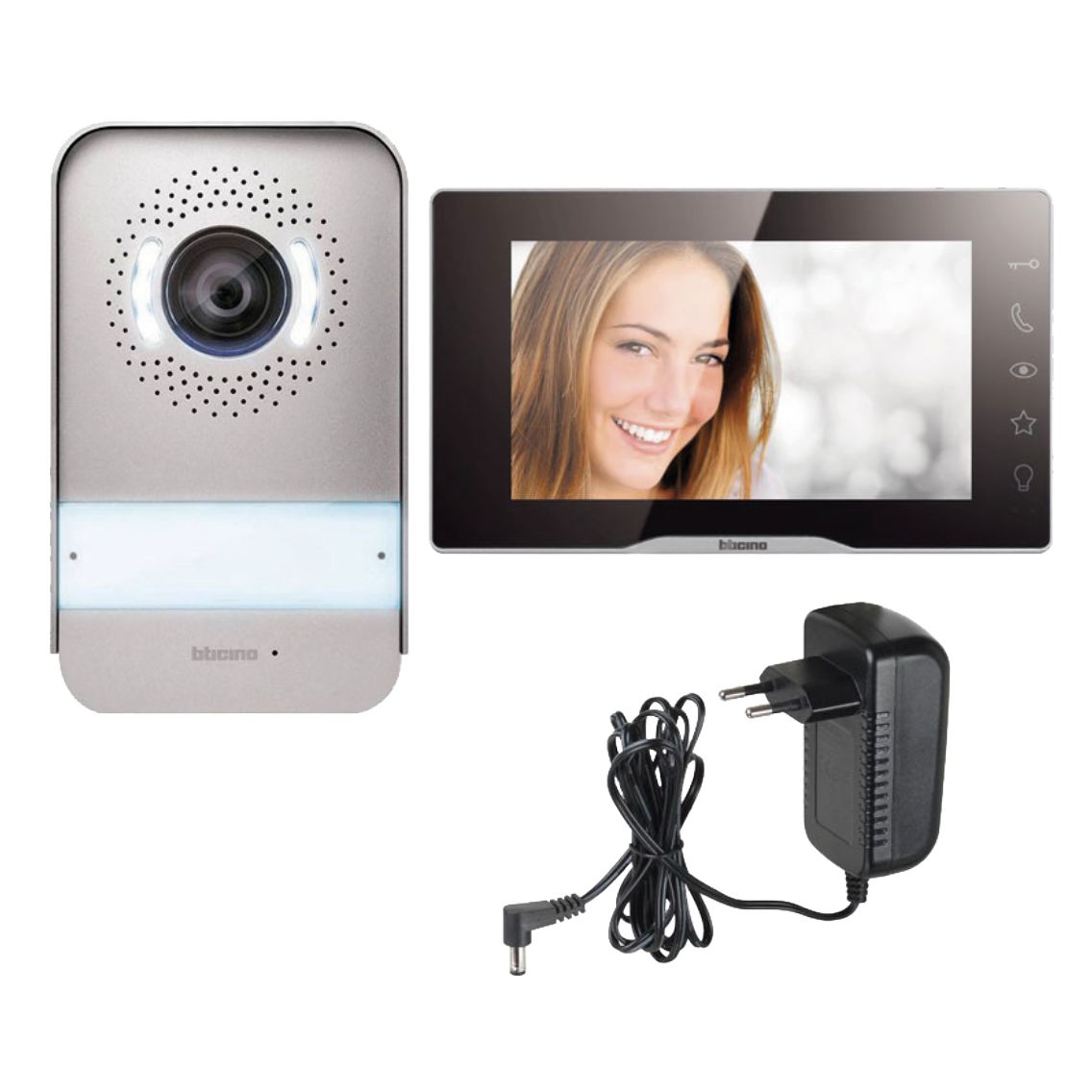 Videocitofono EasyKit Plus 2 mono/bifamiliare Bticino Kit