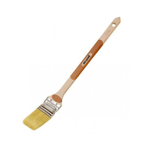 Pennello per radiatore con manico in legno