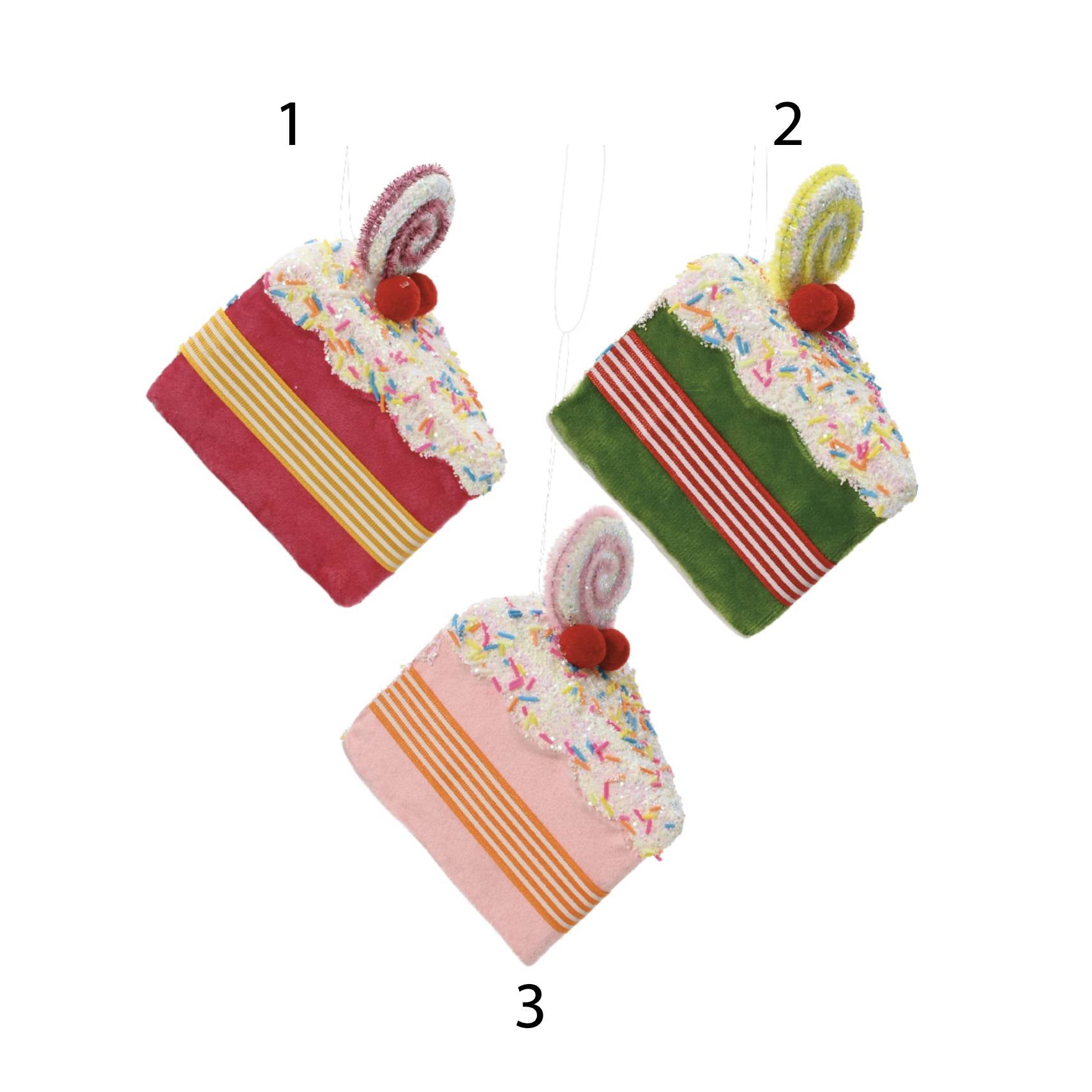 Pendaglio torta glitter 13 cm