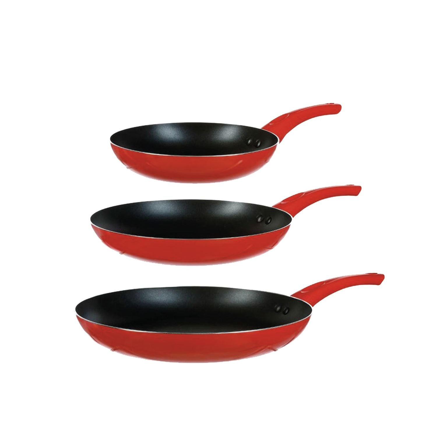 Set 3 padelle in alluminio