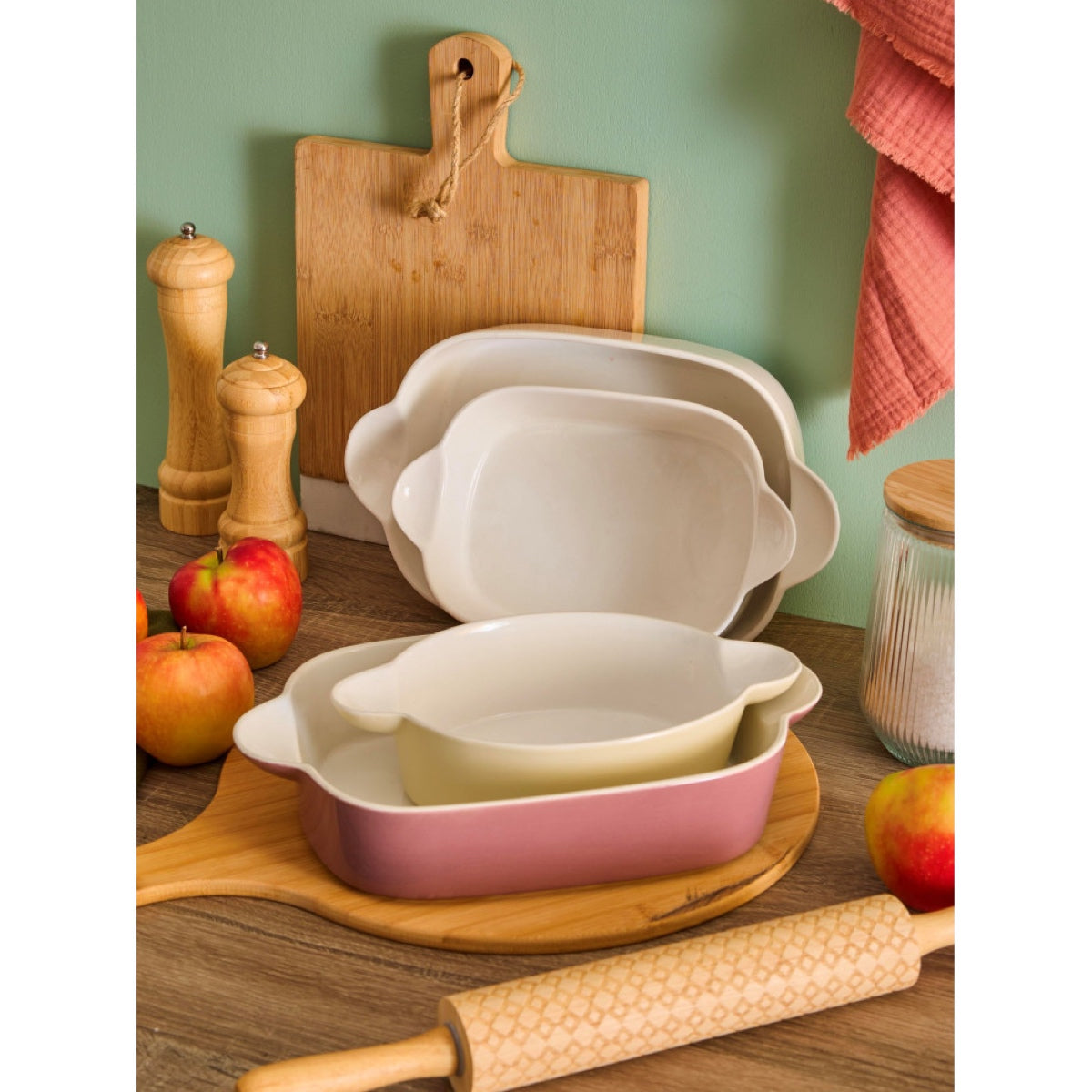 TEGLIA FORNO OVALE BASIC CREAM 2