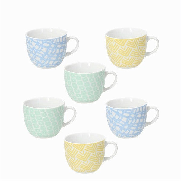 6 Tazzine da caff√© Tognana Happiness