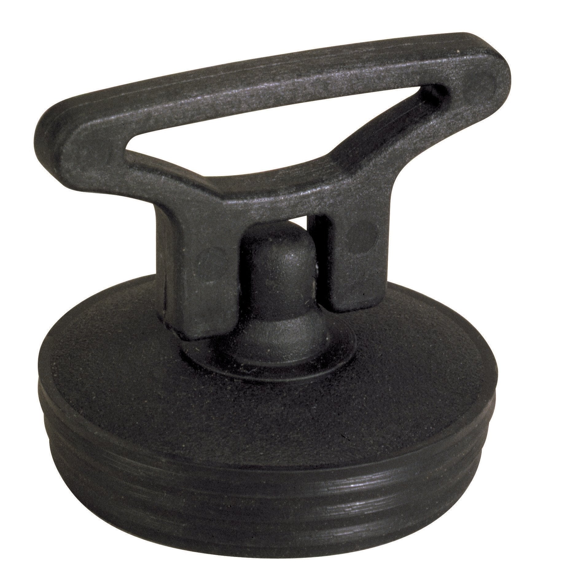 TAPPO NERO IN PVC CON MANIGLIA