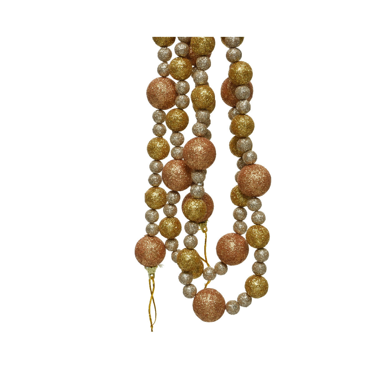 Ghirlanda di palline glitterata Kaemingk