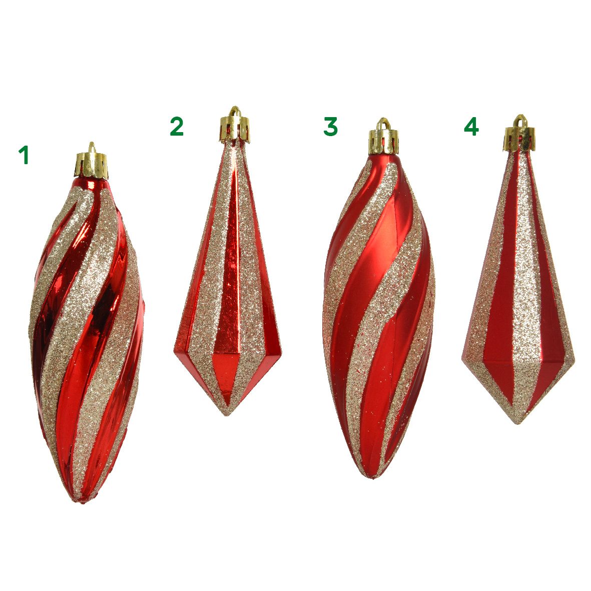 Addobbo albero rosso Kaemingk