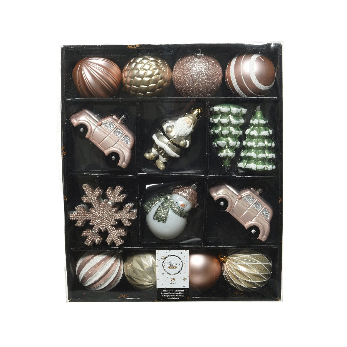 Set 25 pendagli natalizi