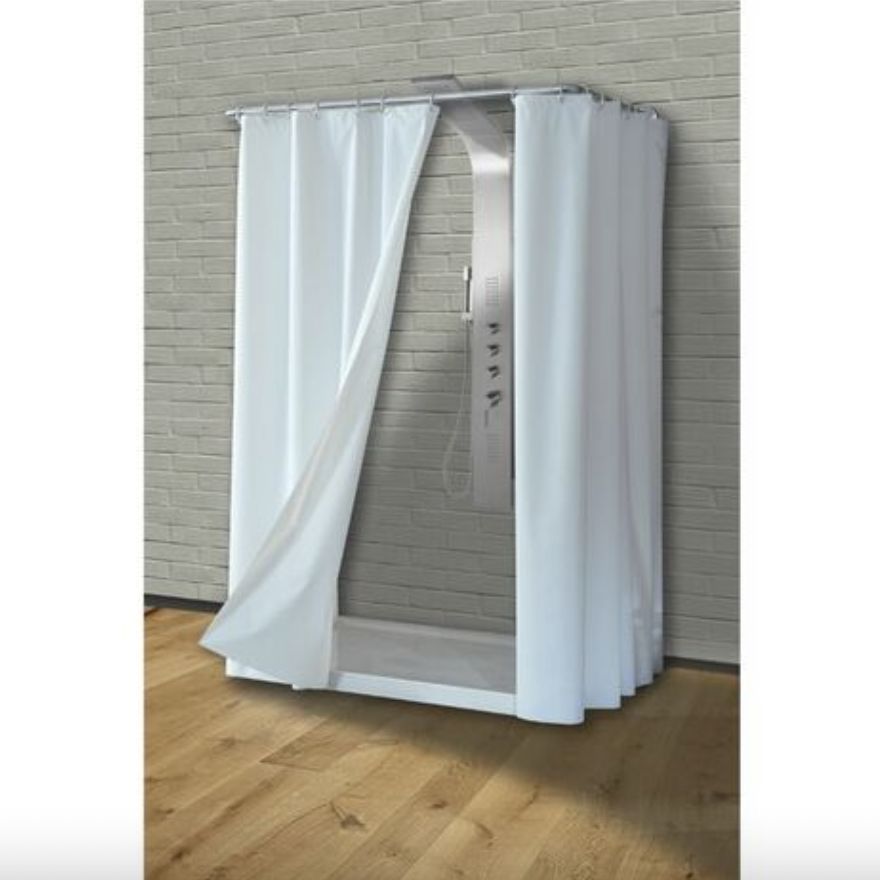 Tenda doccia bianca 240x200cm