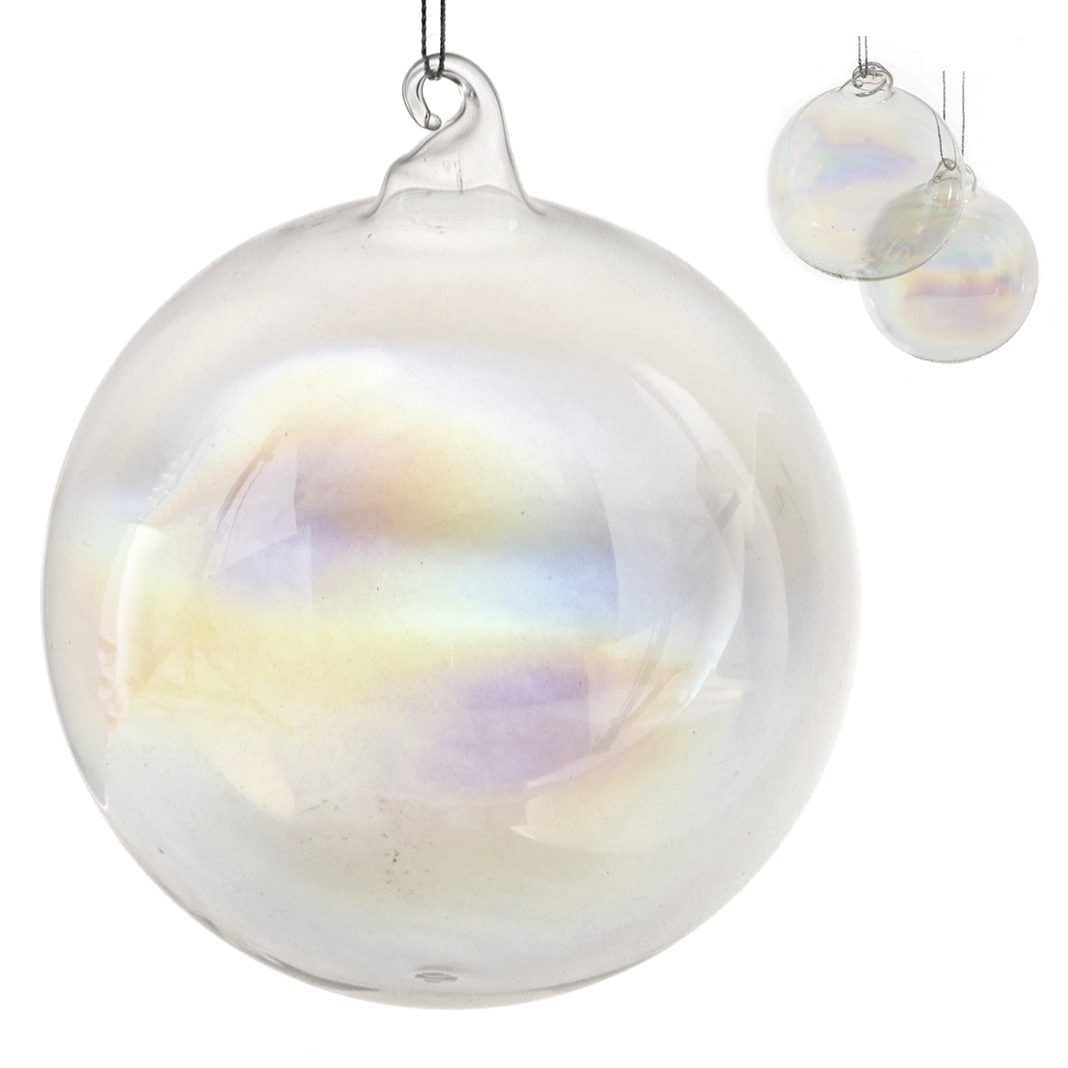 Palla di natale bolla in vetro