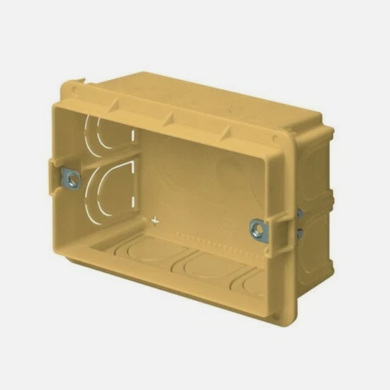 Scatola rettangolare da incasso 4 posti - 118x70x48 mm