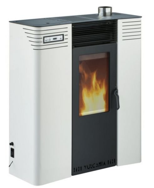 STUFA A PELLET SLIM 8 KW AVORIO