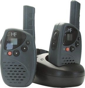 Avidsen 100502 Coppia Walkie Talkie Portata 5 Km, Black,