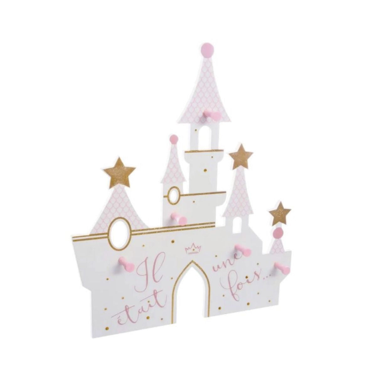 Appendiabiti a forma di castello 5 ganci