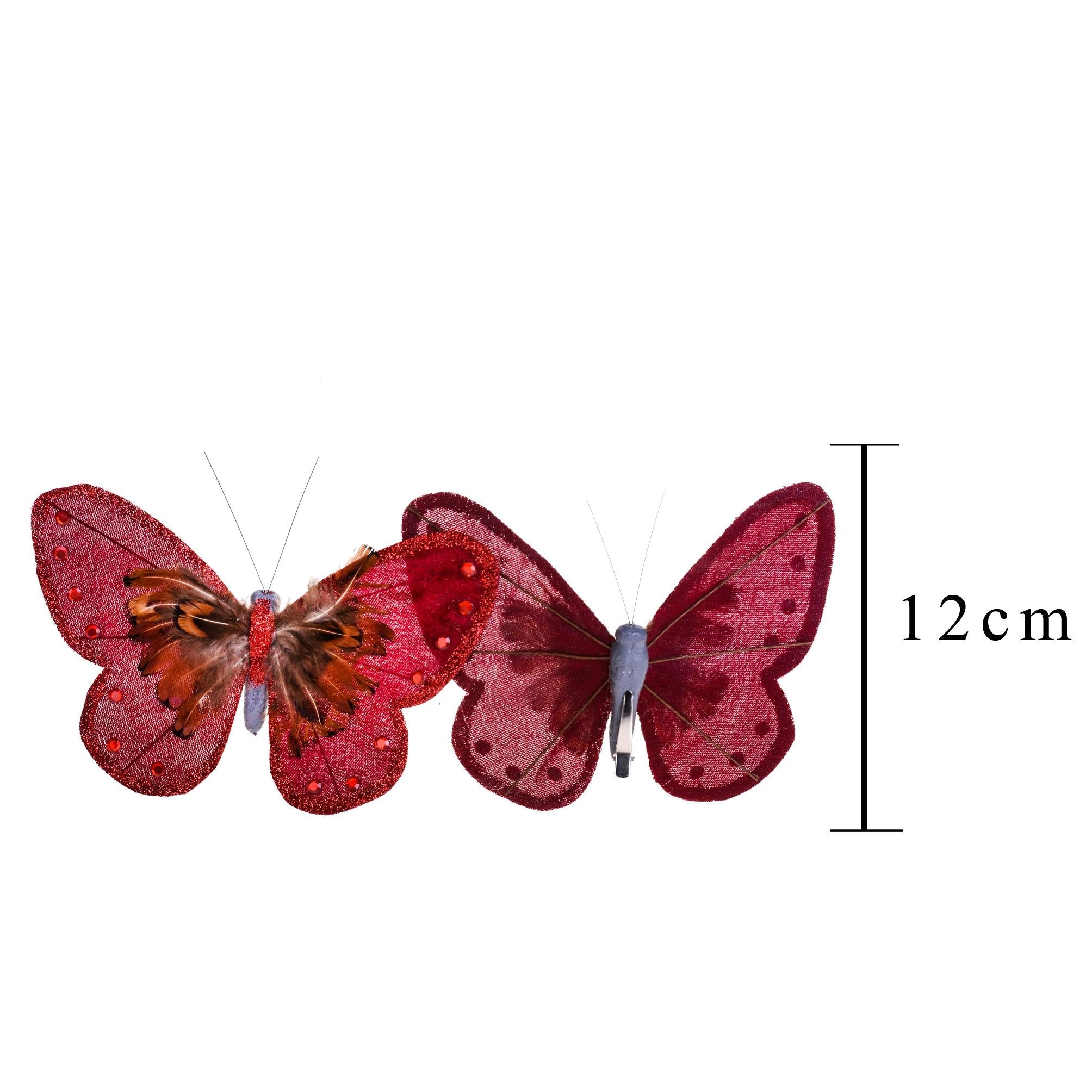 Farfalla velvet colore rosso