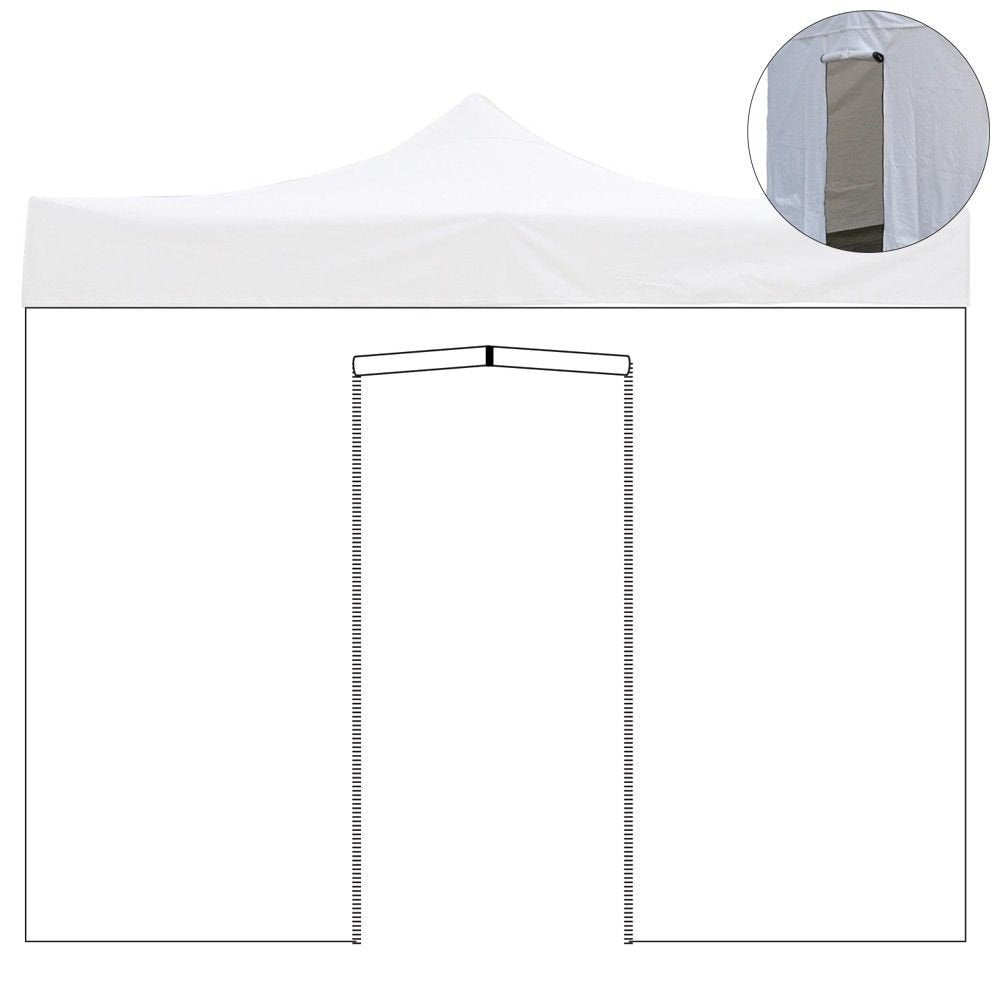 Telo in Oxford 600D ad alta densit√†  2x2m bianco impermeabile per gazebo MARKET