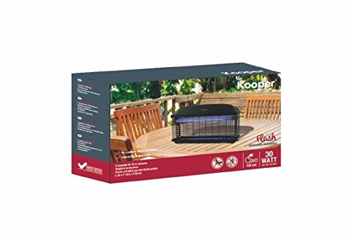 ZANZARIERA ELETTRICA 2X15W NERO 12