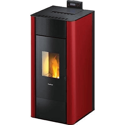 Stufa a pellet Tesis 16 Kw bordeaux