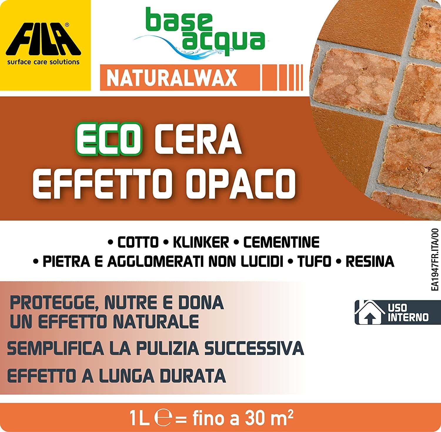Cera effetto opaco Naturalwax FILA 1lt
