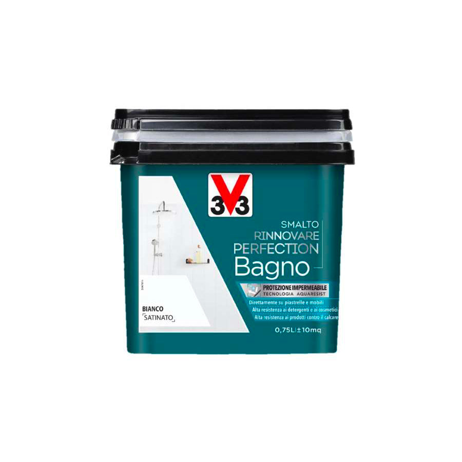 V33 rinnovatore piastrelle bianco satinato 750ml