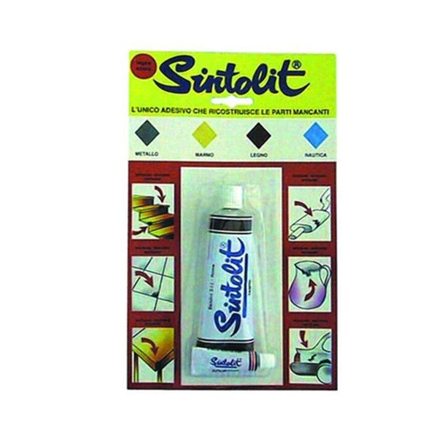 SINTOLIT STUCCO PER LEGNO SCURO SALDA E RICOSTRUISCE 60 ML