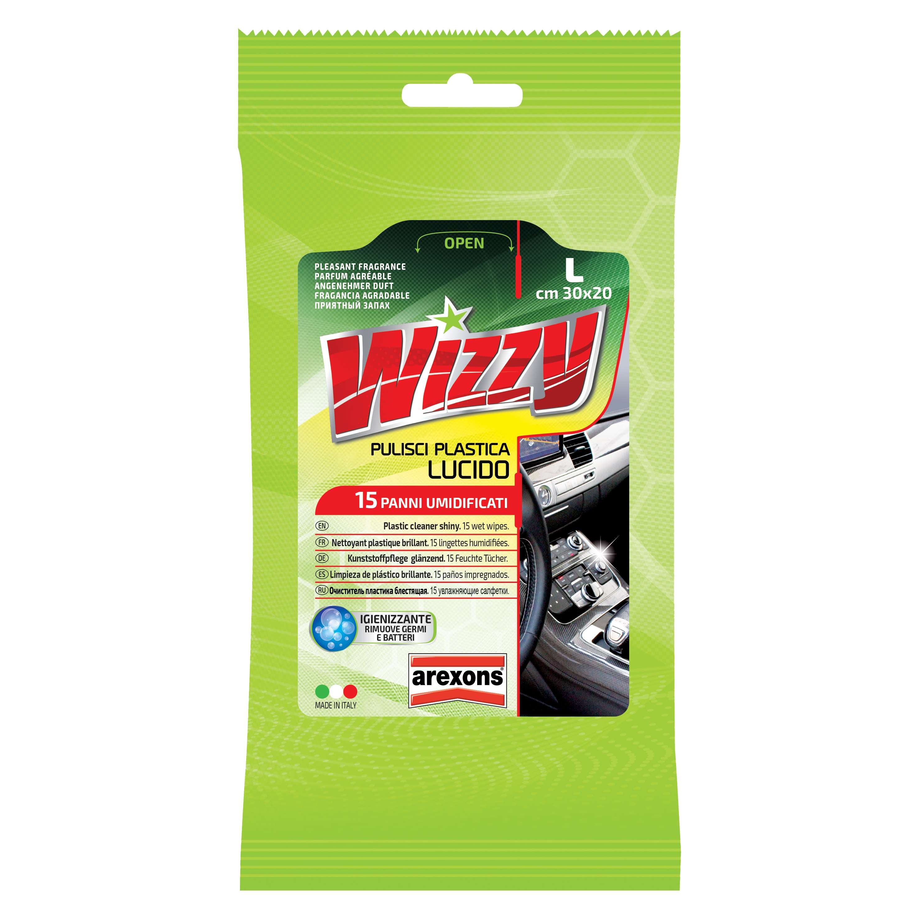 Wizzy panno pulisci plastica