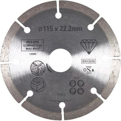 Black&Decker disco diamantato 115 x 22,2 mm