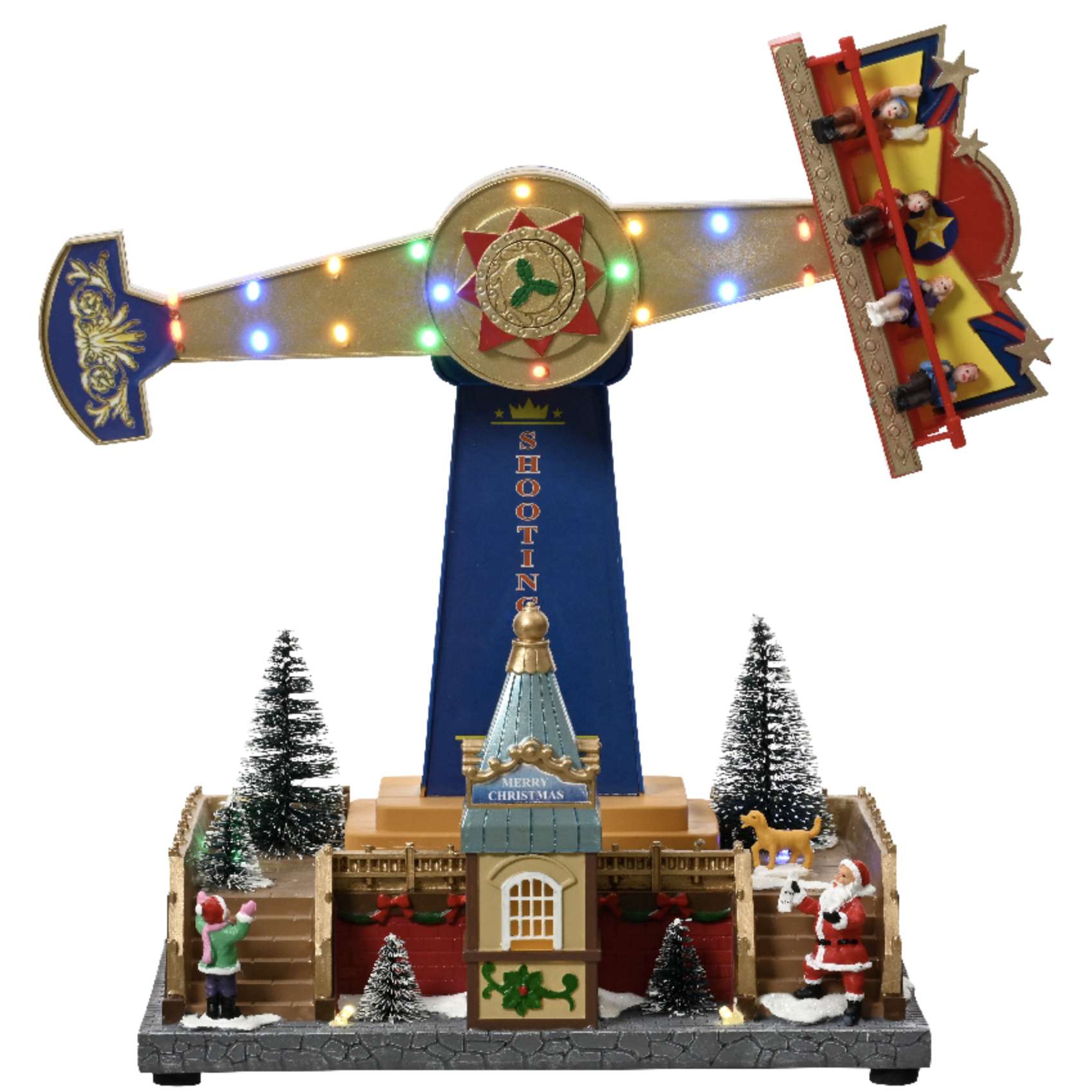 Villaggio scenario natalizio Luna Park 40,5 cm