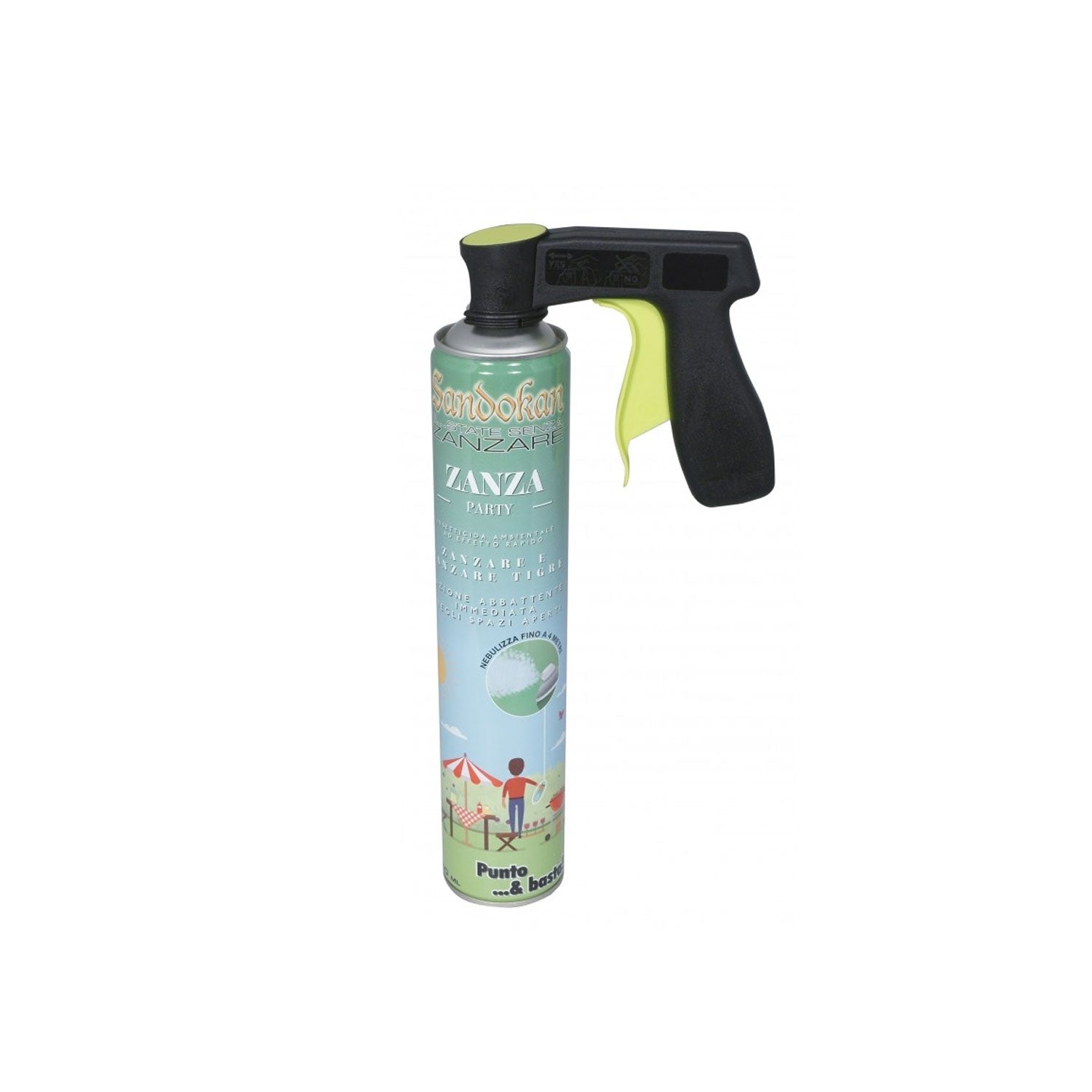 INSETTICIDA EFFETTO ABBATTENTE "ZANZA PARTY" CON OISTOLA 750 ML