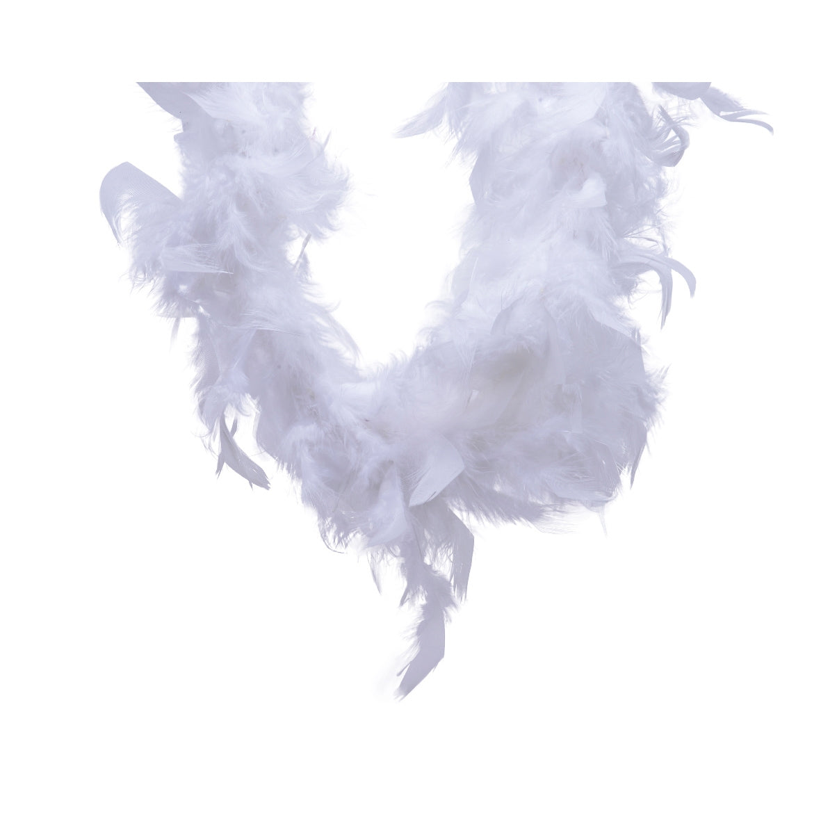 Ghirlanda boa di piume bianche Kaemingk