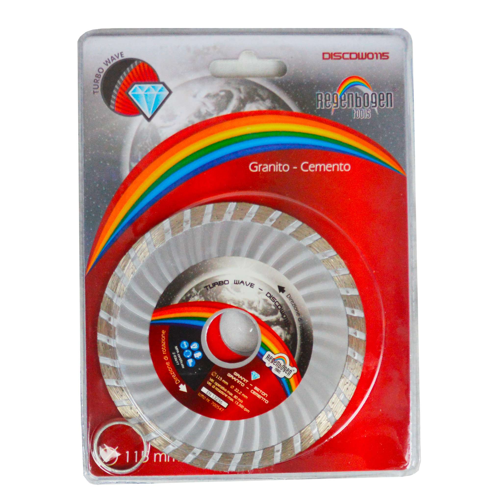 Disco diamantato Turbo Wave √∏115mm