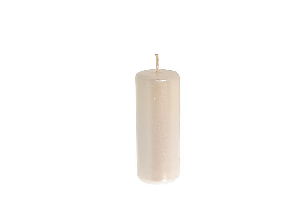 Candela pillar lucid colore madreperla