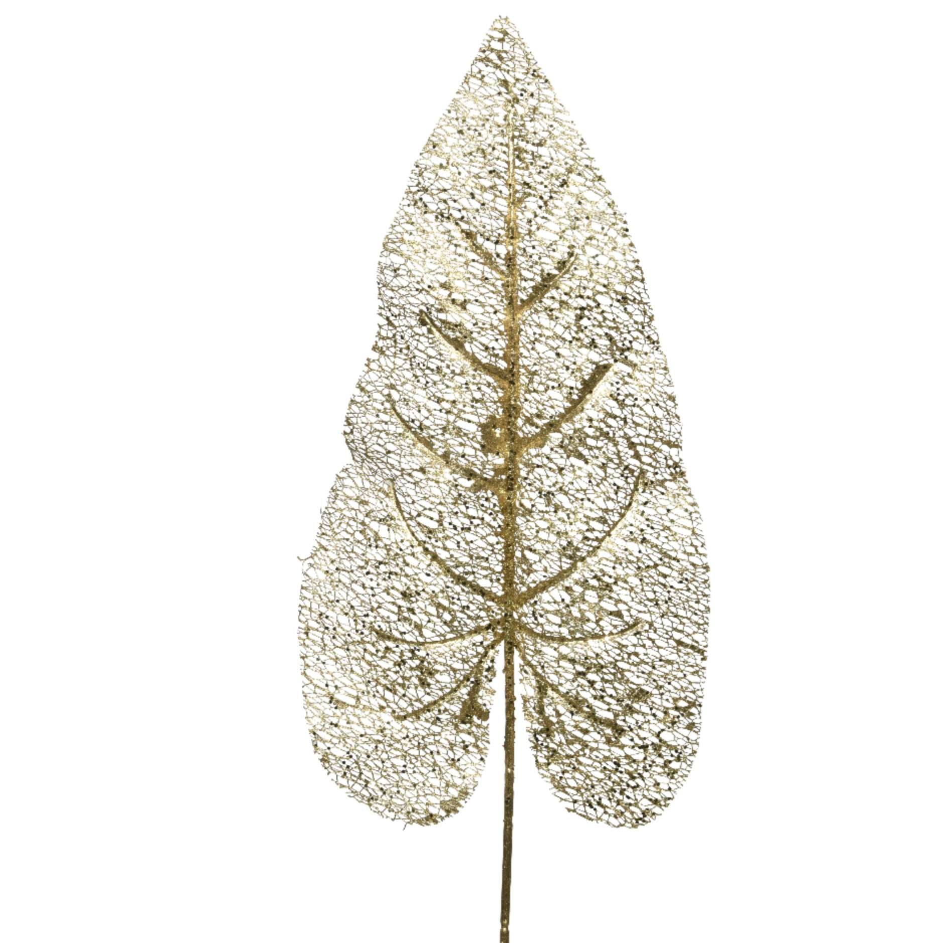 Foglia in poliestere dorata