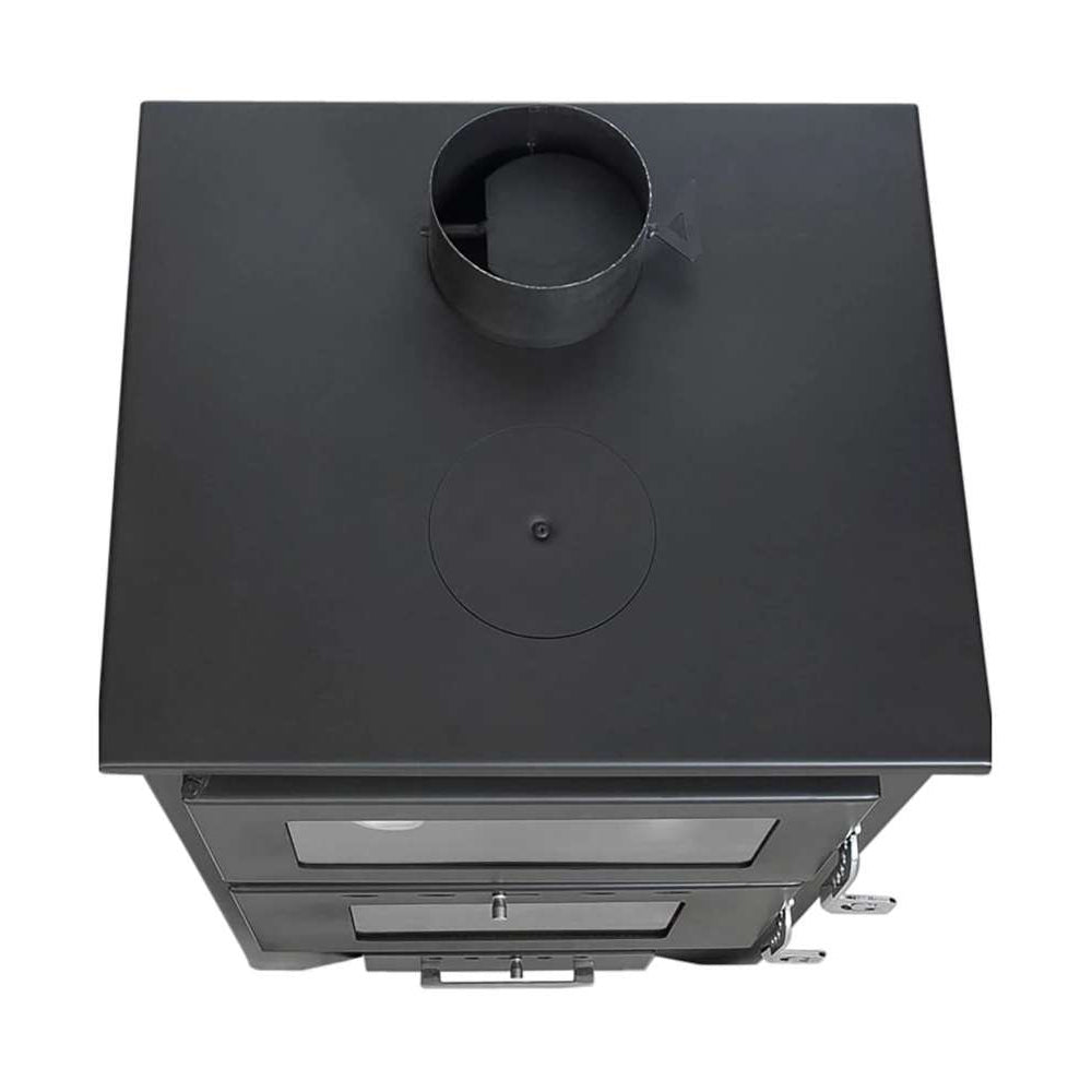 STUFA A LEGNA CON FORNO SILVIA 4