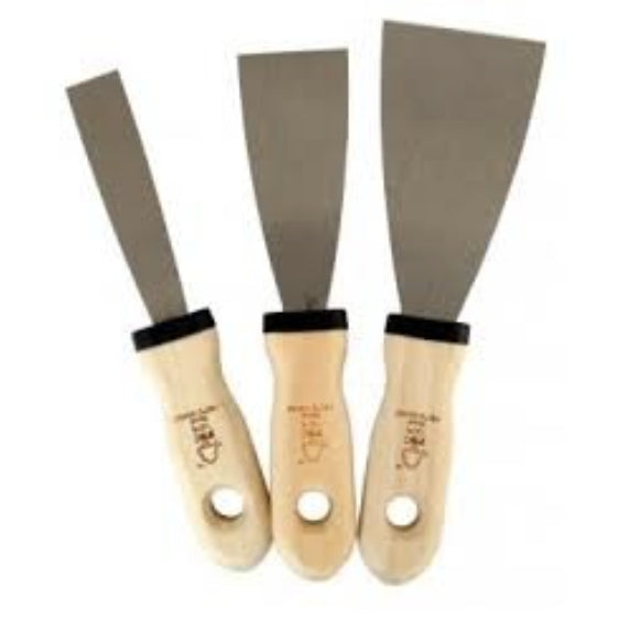 Kit 3 spatole per stuccare Nespoli