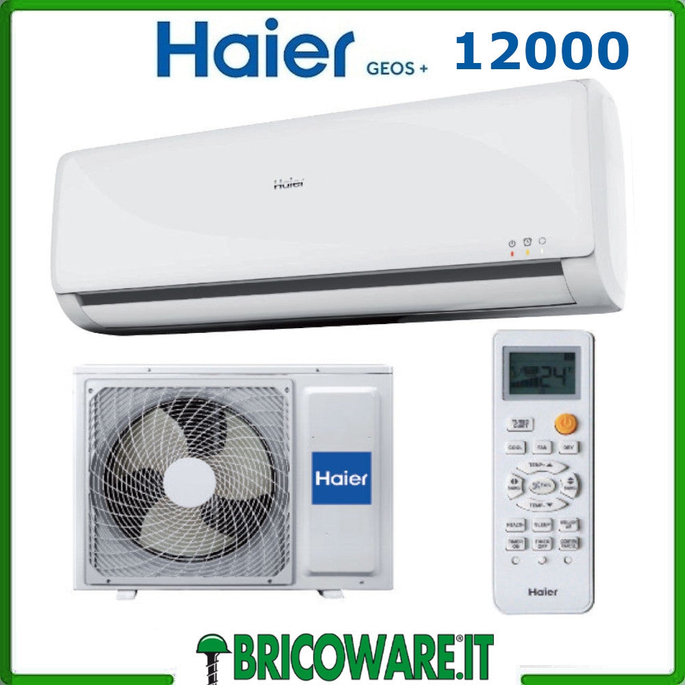 Climatizzatore Haier Geos + 3,5 KW 12000 Btu A++/A+ R32