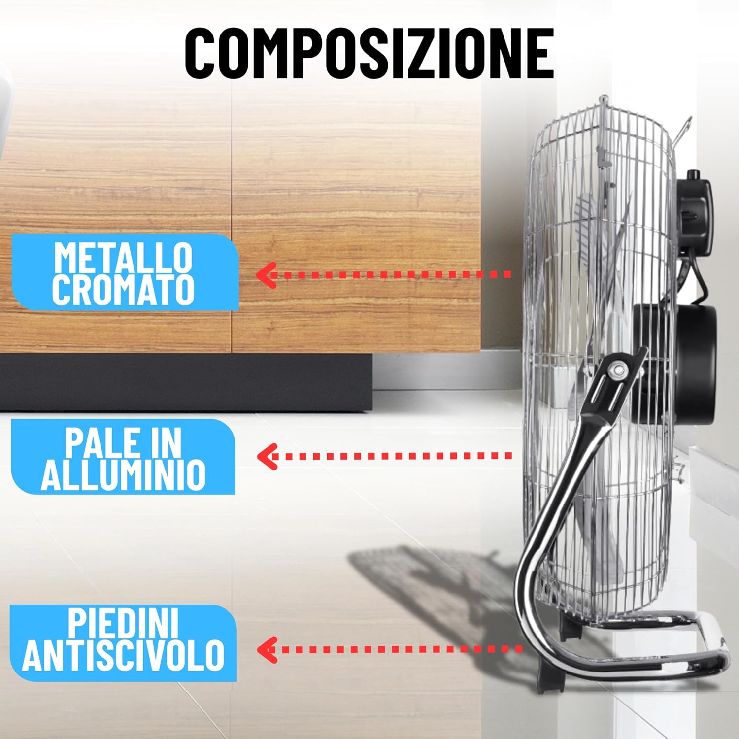 Ventilatore da terra industriale Krimex 4