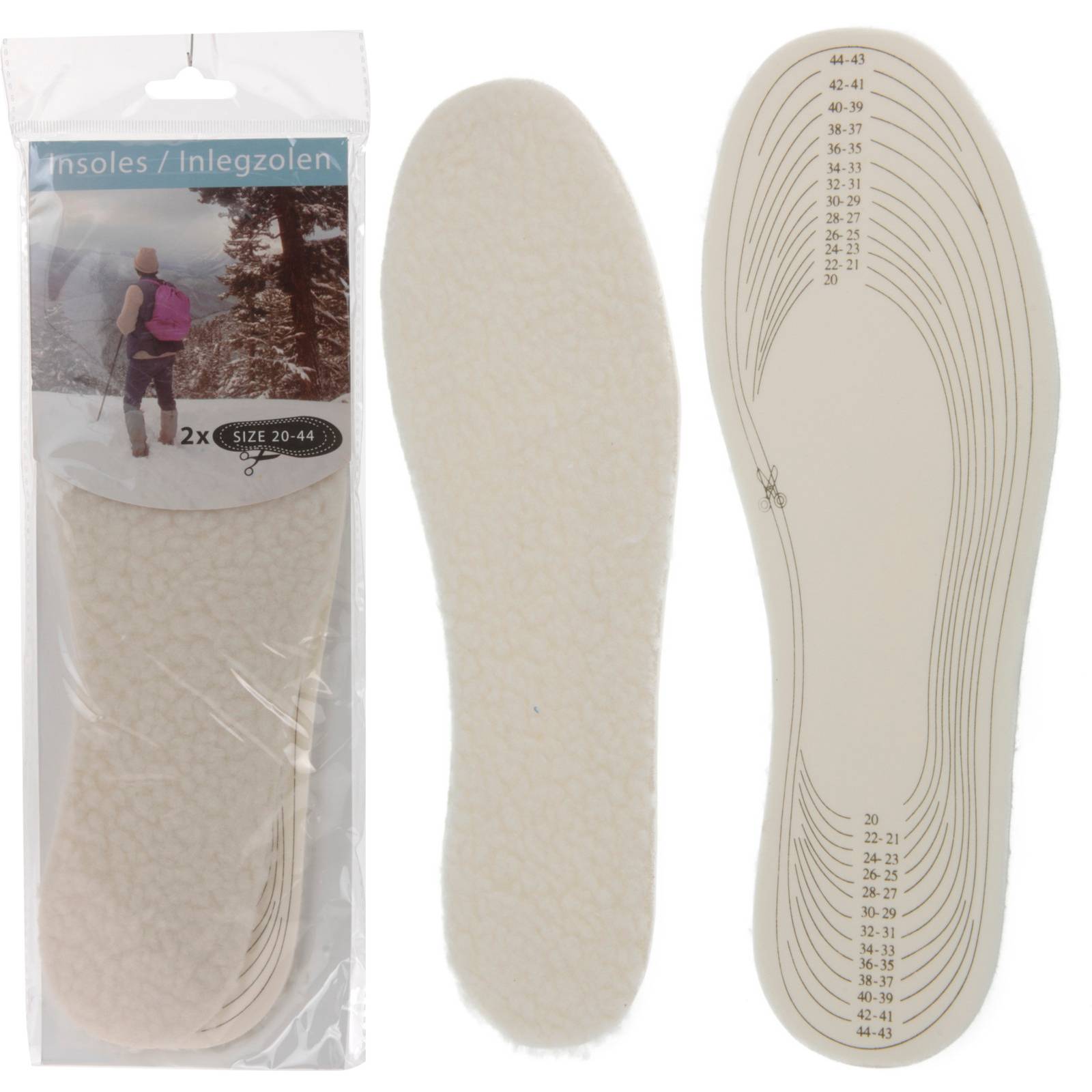 2 plantari scarpe con pelo