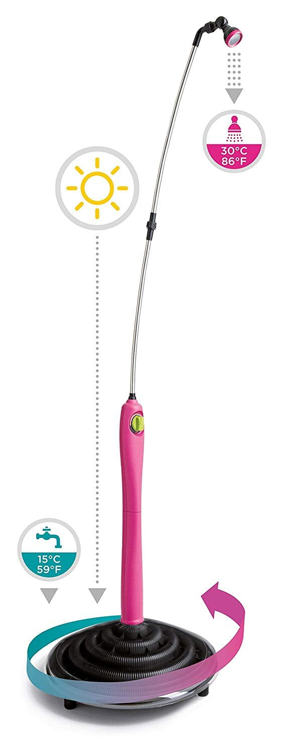 DOCCIA SUNNY STYLE COLORE FUCSIA AD ENERGIA SOLARE - GF GIARDINO 80005521 5